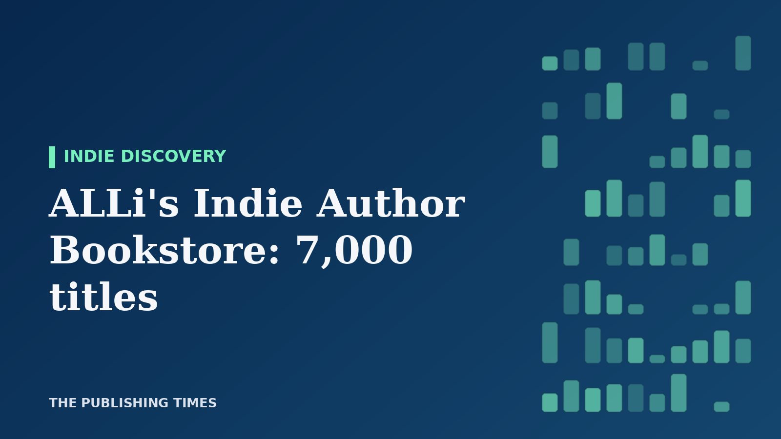 ALLi Pitches Its Indie Author Bookstore as a 7,000-Title Discovery Shelf for Readers
