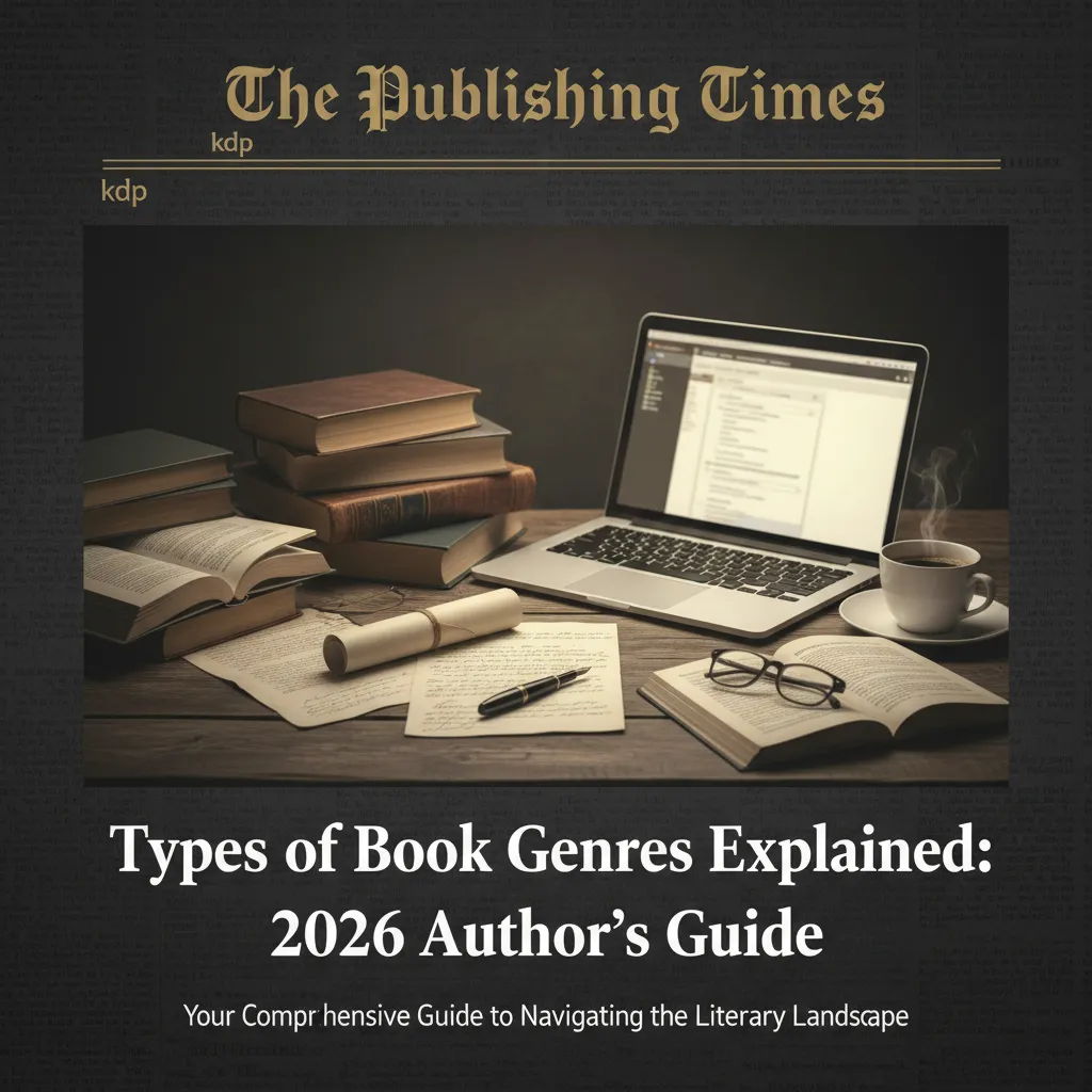 Types of Book Genres Explained: 2026 Author’s Guide