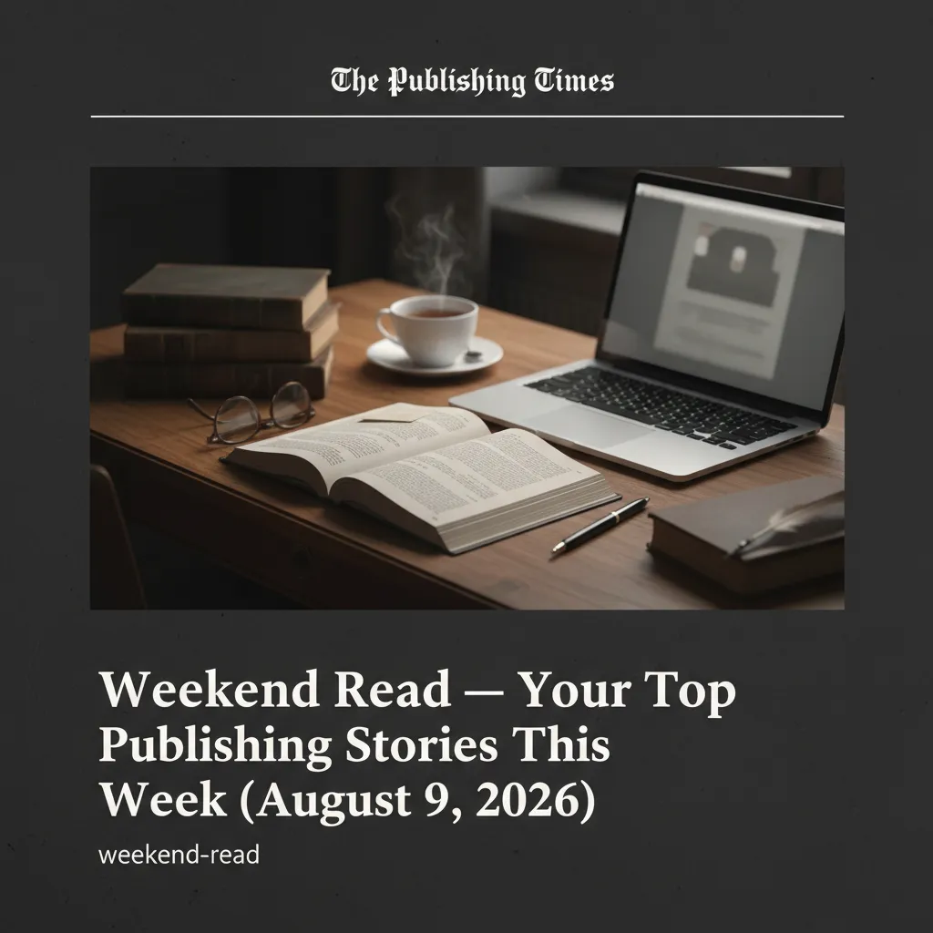 Weekend Read — Your Top Publishing Stories This Week (August 9, 2026)