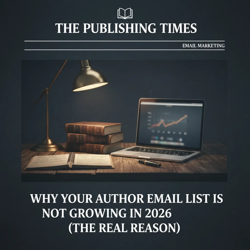 Why Your Author Email List Is Not Growing in 2026 (The Real Reason)