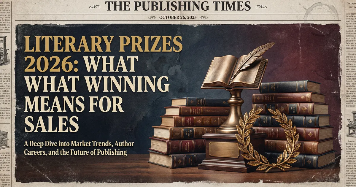Literary Prizes 2026: Booker, Pulitzer, National Book Award — What Winning Means for Sales