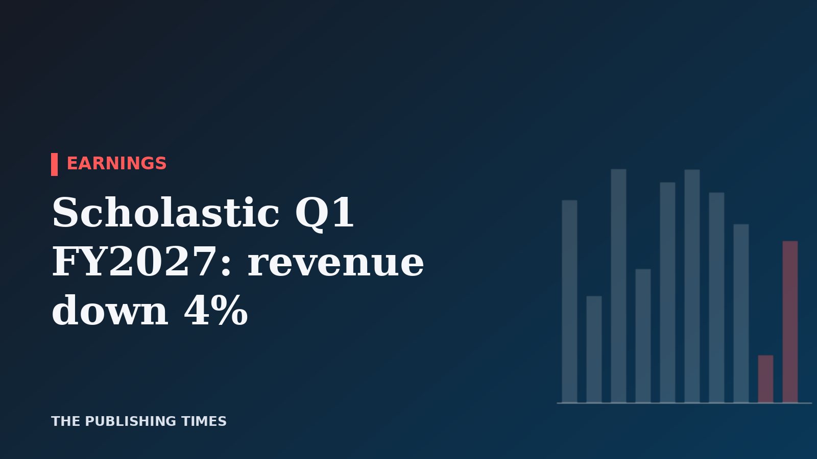 Scholastic Q1: Education Sales Fall on School Budget Pressure as Book Fair Bookings Run Ahead