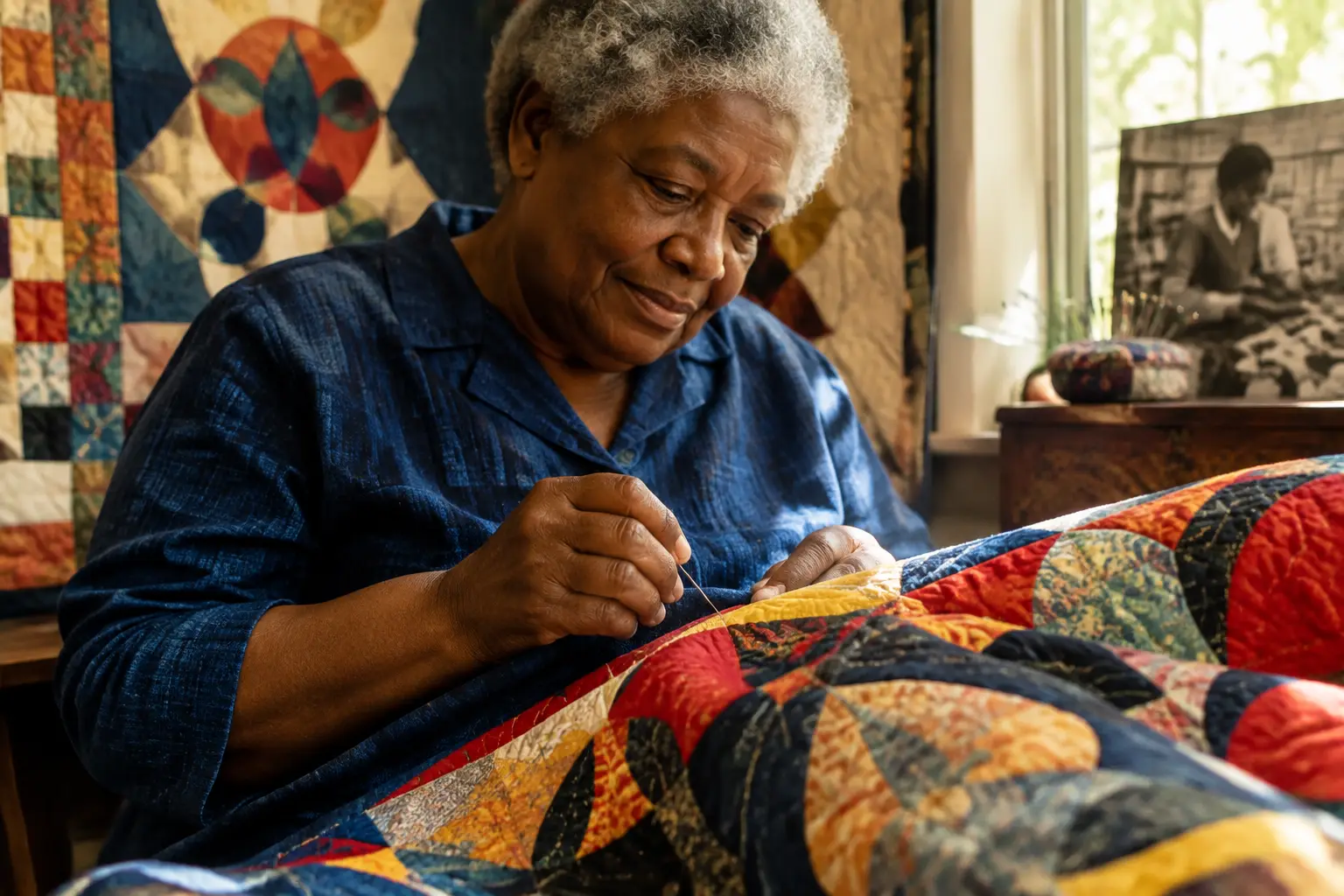 A Language of Stitches: Constance Moore's Picture Book on Quilter Rosie Lee Tompkins