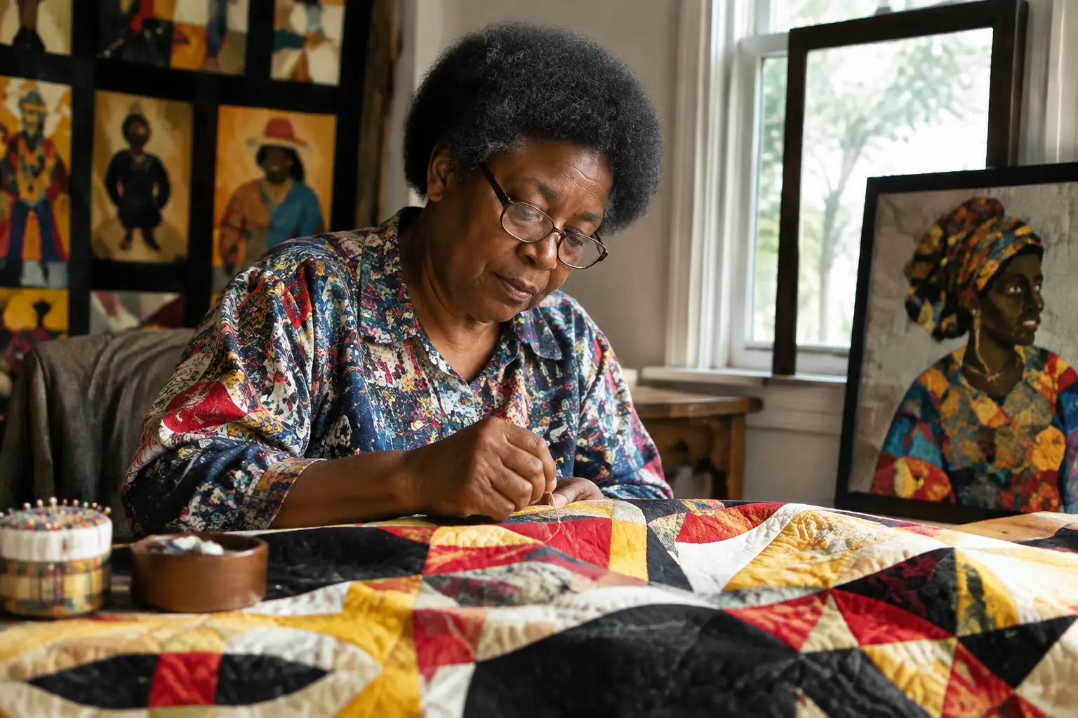 A Language of Stitches: Constance Moore's Picture Book on Quilter Rosie Lee Tompkins