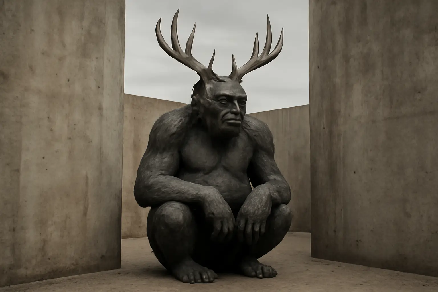 The Antlered Ape by Joshua David Robison